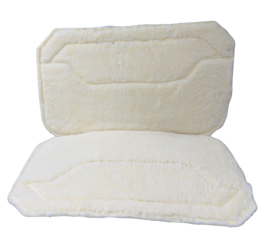 R Bar B Wool Spine Relief Pad w/Fleece Lining