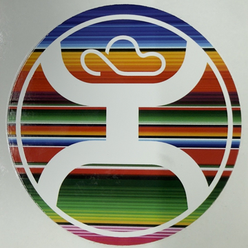 Hooey 2.0 Serape Circle Decal