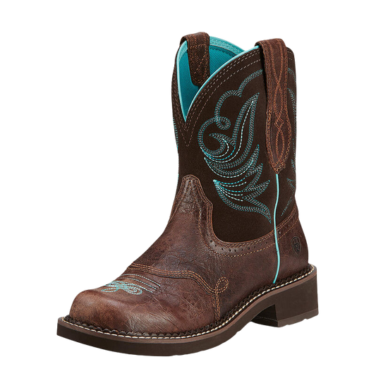Ariat Women's Royal Chocolate Fatbaby Heritage Dapper Western Boot