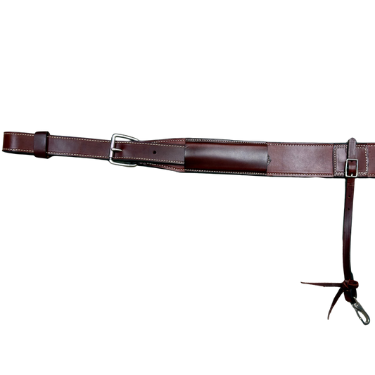 Circle Y 3" Chestnut Double Ply Smooth Flank Cinch