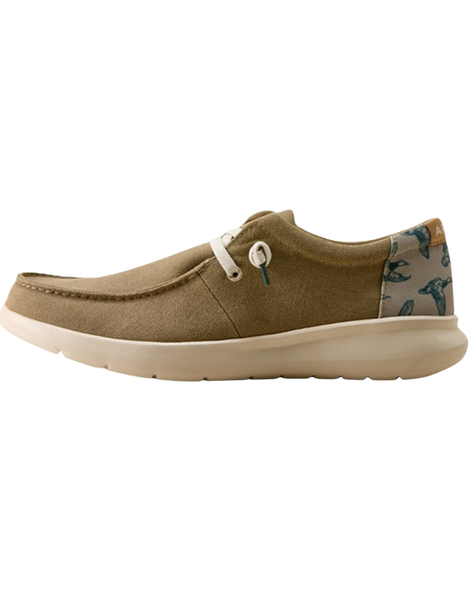 Ariat Men's Tan/Waterfowl Flight Hilo Shoes