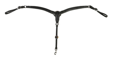 Berlin Custom Leather Black Breast Collar