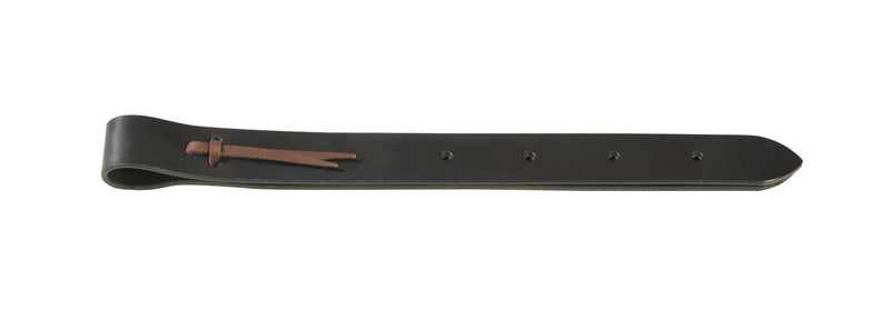 Berlin Custom Leather Black Latigo Off Billet