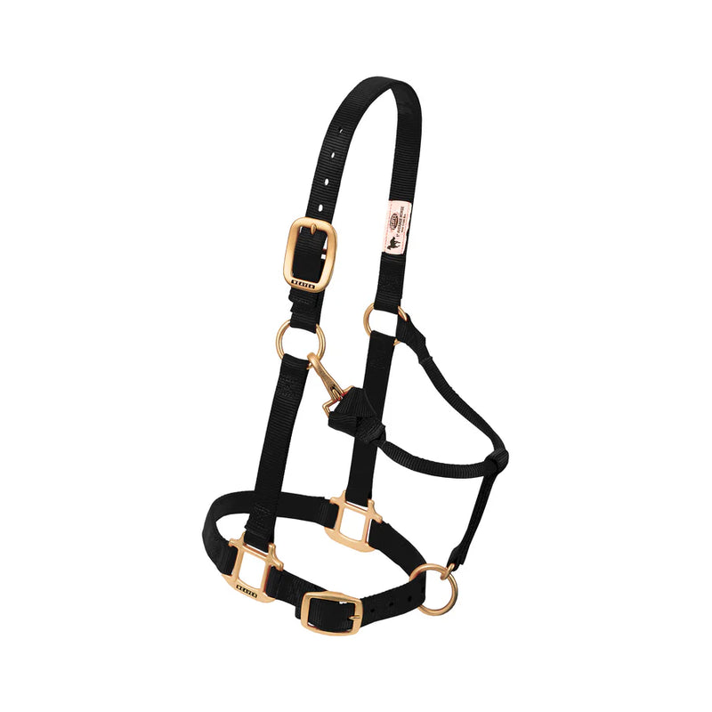 Weaver Original Adjustable Chin and Throat Snap Halter, 3/4" Arabian/Cob