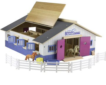 Breyer Farms Deluxe Wood Stable Playset