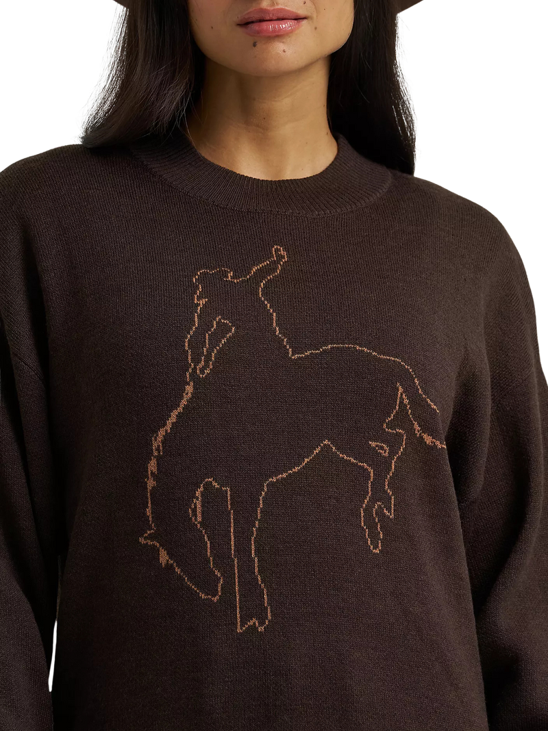Wrangler Women's Brown Canyon Sweater
