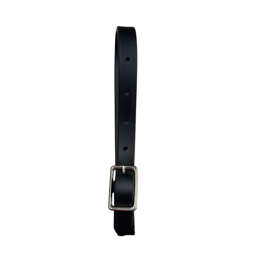 Connector Strap, Biothane, Black, 5/8"