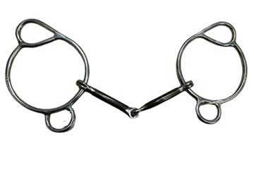 Jerry Beagley MITA 76001 2-Ring Jointed Gag Bit