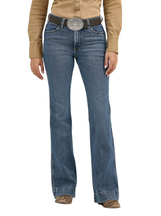 Wrangler Retro Women's Bailey High Rise Trouser Jean-Shelby