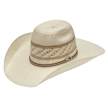 Alamo Fancy Trim Ivory/Tan Bangora Hat