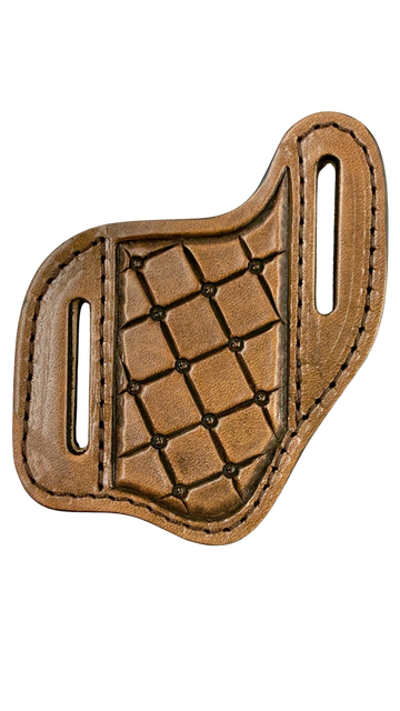 Heritage Leather Handtooled Trapper Knife Sheath