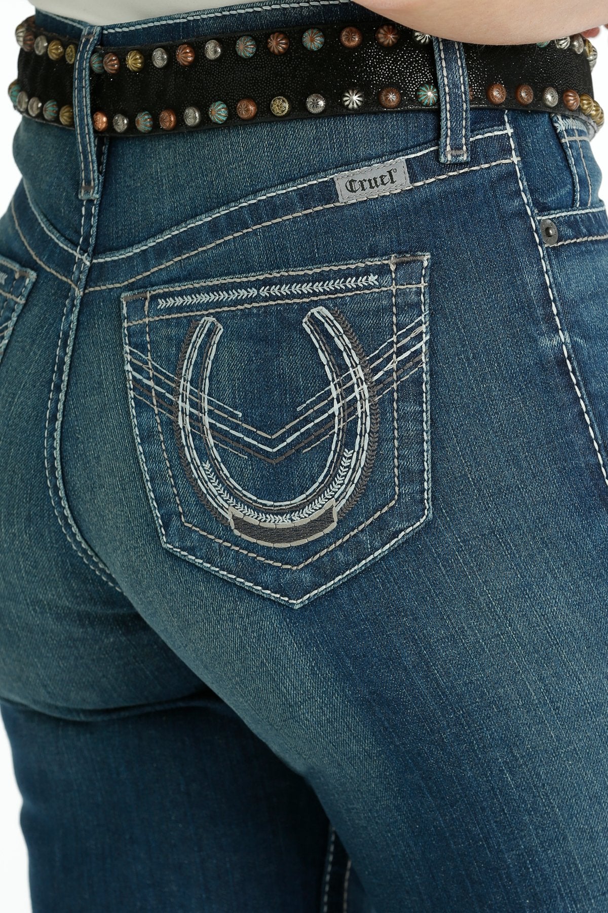 Cruel Women's Dark Stonewash Skylar Boot Cut Jeans