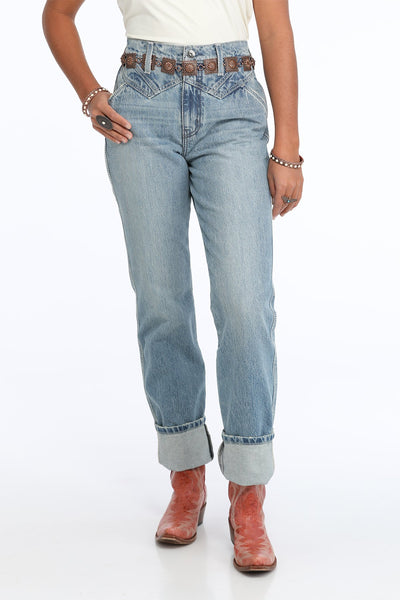 Cruel Denim Women's Light Stonewash Quin Bareback Jeans