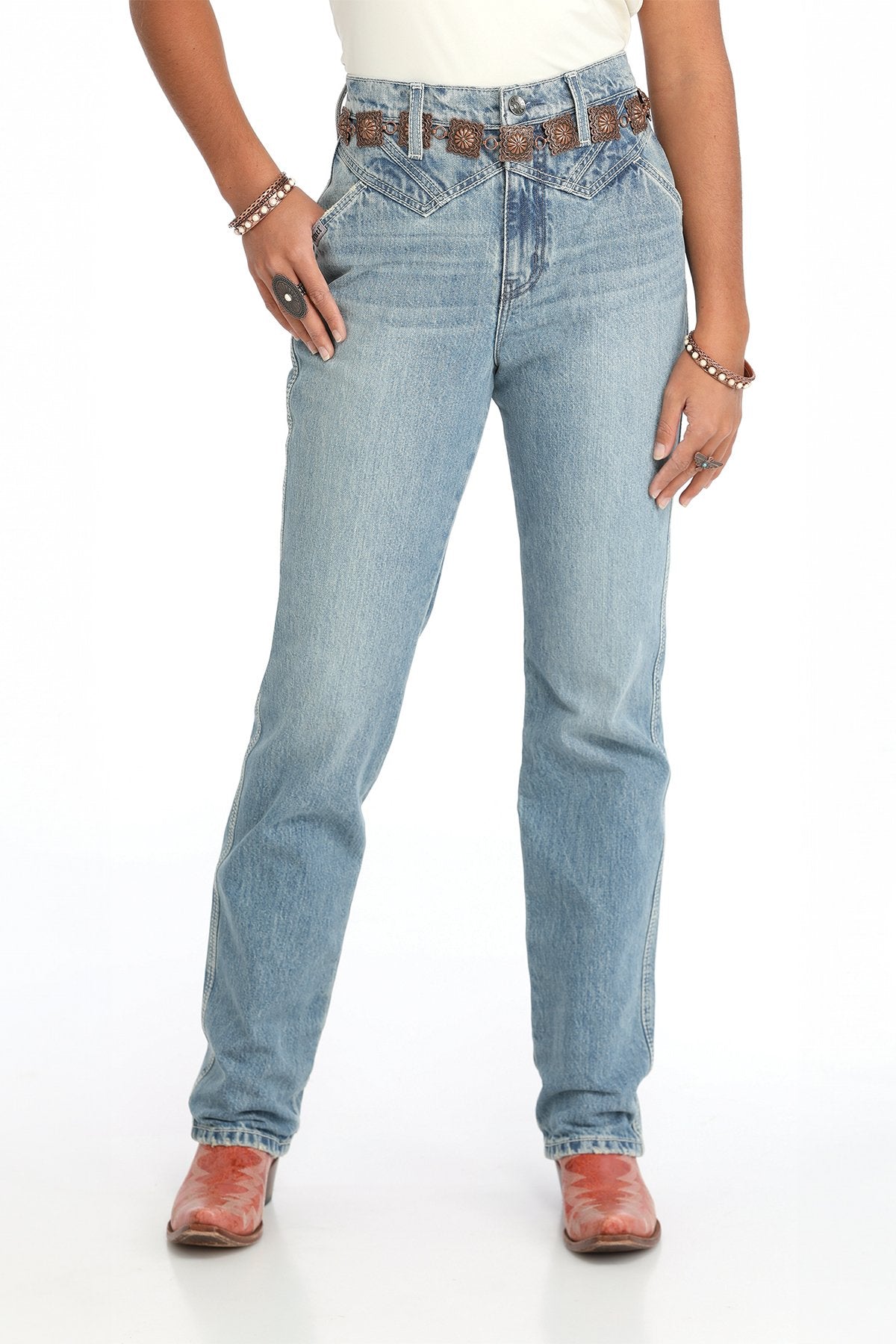 Cruel Denim Women's Light Stonewash Quin Bareback Jeans