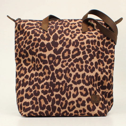 Ariat Cruiser Matcher Brown Leopard Tote