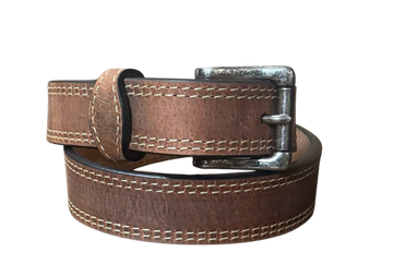 Heritage Men's "The Texan" Crazyhorse Double Stitched Work/Gun Belt
