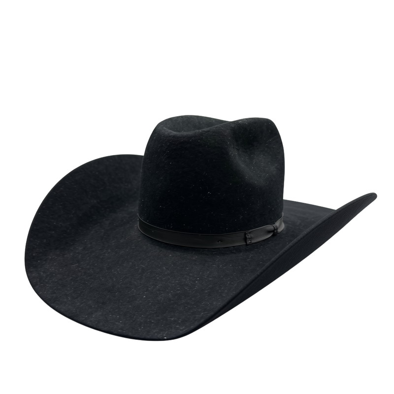 Resistol 7X Showdown Black Felt Cowboy Hat