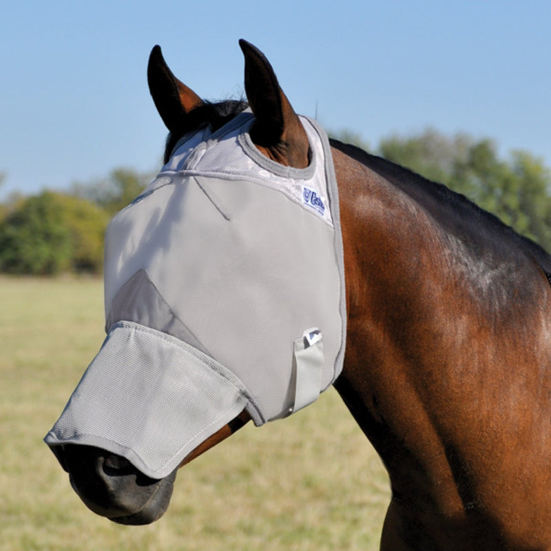 Cashel Crusader Horse Fly Mask, Long Nose