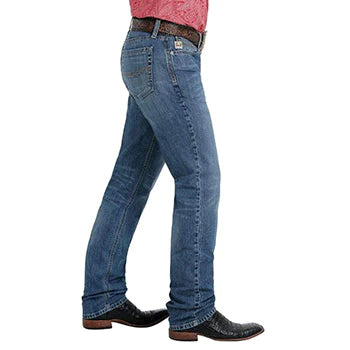 Cinch Men's Jesse Slim Straight Jean-Medium Stonewash
