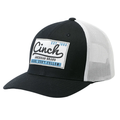 Cinch Men's Logo Flexfit Navy Tucker Ball Cap