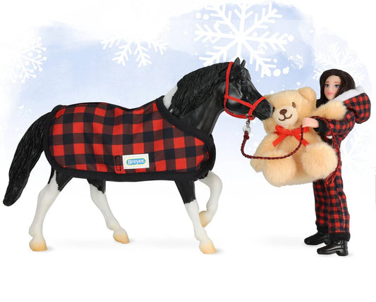 Breyer Cinders 2024 Holiday Pony Playset