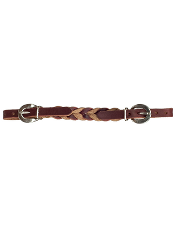 Braided Latigo Leather Curb Strap