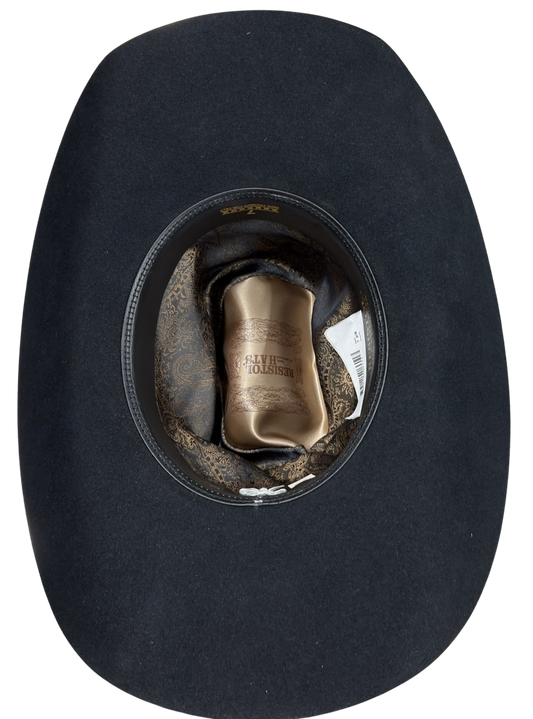 Resistol 7X Showdown Black Felt Cowboy Hat
