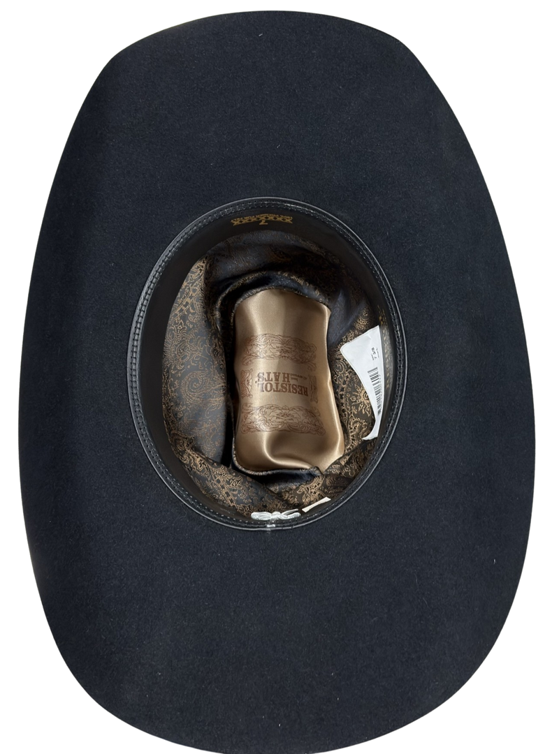 Resistol 7X Showdown Black Felt Cowboy Hat