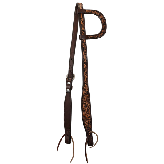 R Bar B Sunflower Vintage One Ear Headstall