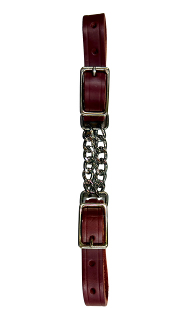 Berlin Leather Latigo Double Chain Curb