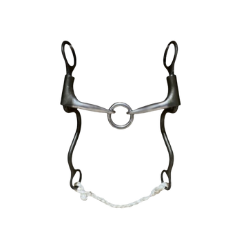 Dutton Long Cavalry Cheek Sweet Iron Mouth with Large Life Saver Bit