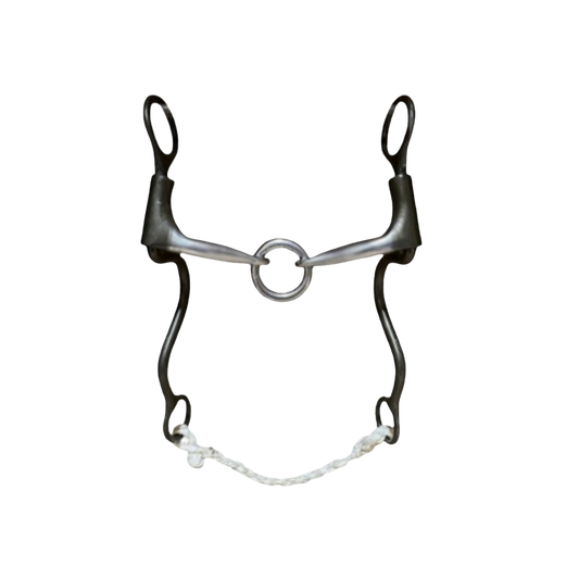 Dutton Long Cavalry Cheek Sweet Iron Mouth with Large Life Saver Bit