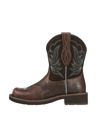 Ariat Women's Royal Chocolate Fatbaby Heritage Dapper Western Boot