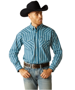 Ariat Men's Teal Raleigh Classic Fit Shirt