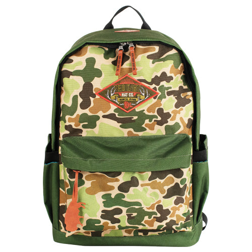 Red Dirt Hat Co. Camo with Patch Backpack