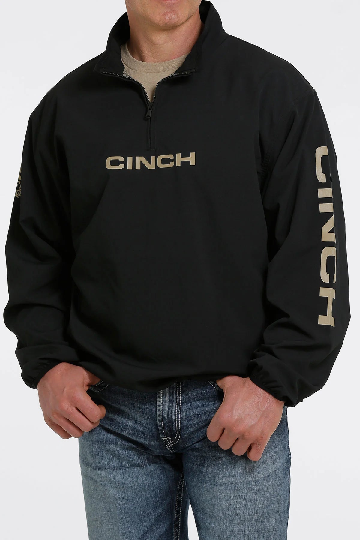 Cinch Men's Black Windbreaker Jacket