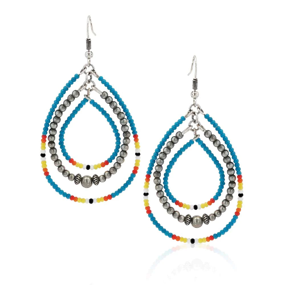 Attitude Jewelry Southwest Sunrise Beaded Earrings