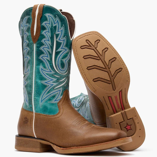 Durango Women's Gingersnap/Ocean Blue Lady Rebel Pro Western Boot