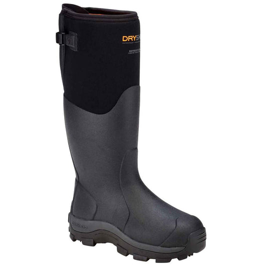 DryShod Men's Black/Orange Haymaker Gusset Boots