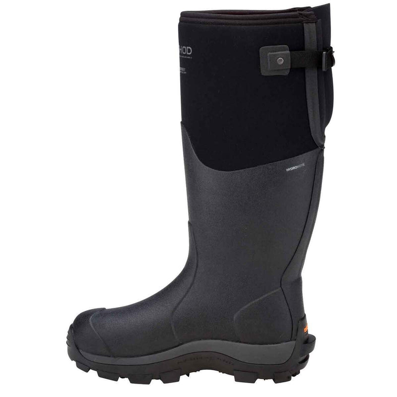 DryShod Men's Black/Orange Haymaker Gusset Boots