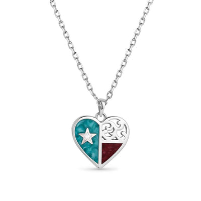 Montana Silversmiths Love for Texas Necklace