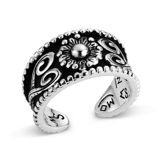 Montana Silversmiths Blooming Scroll Ring