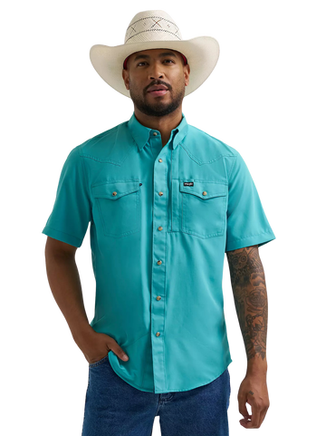 Wrangler All Terrain Gear Men's Latigo Bay Performance Shirt