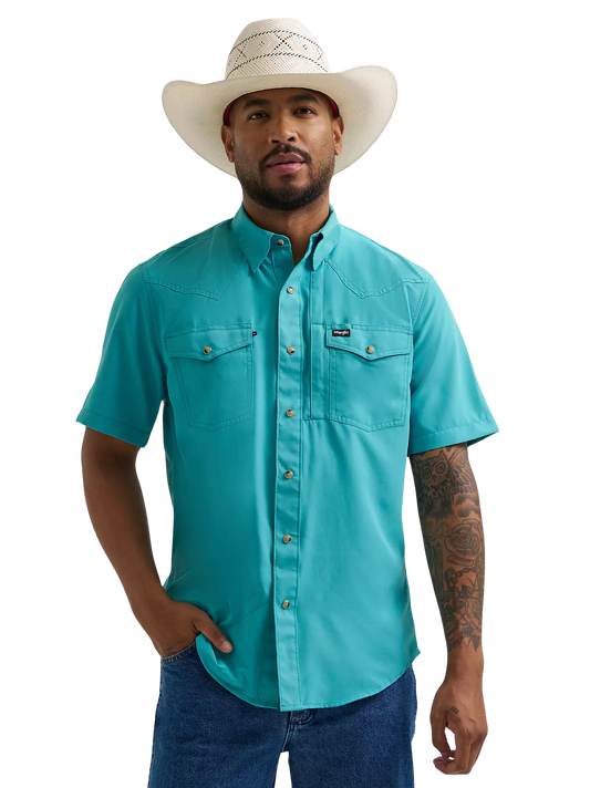 Wrangler All Terrain Gear Men's Latigo Bay Performance Shirt