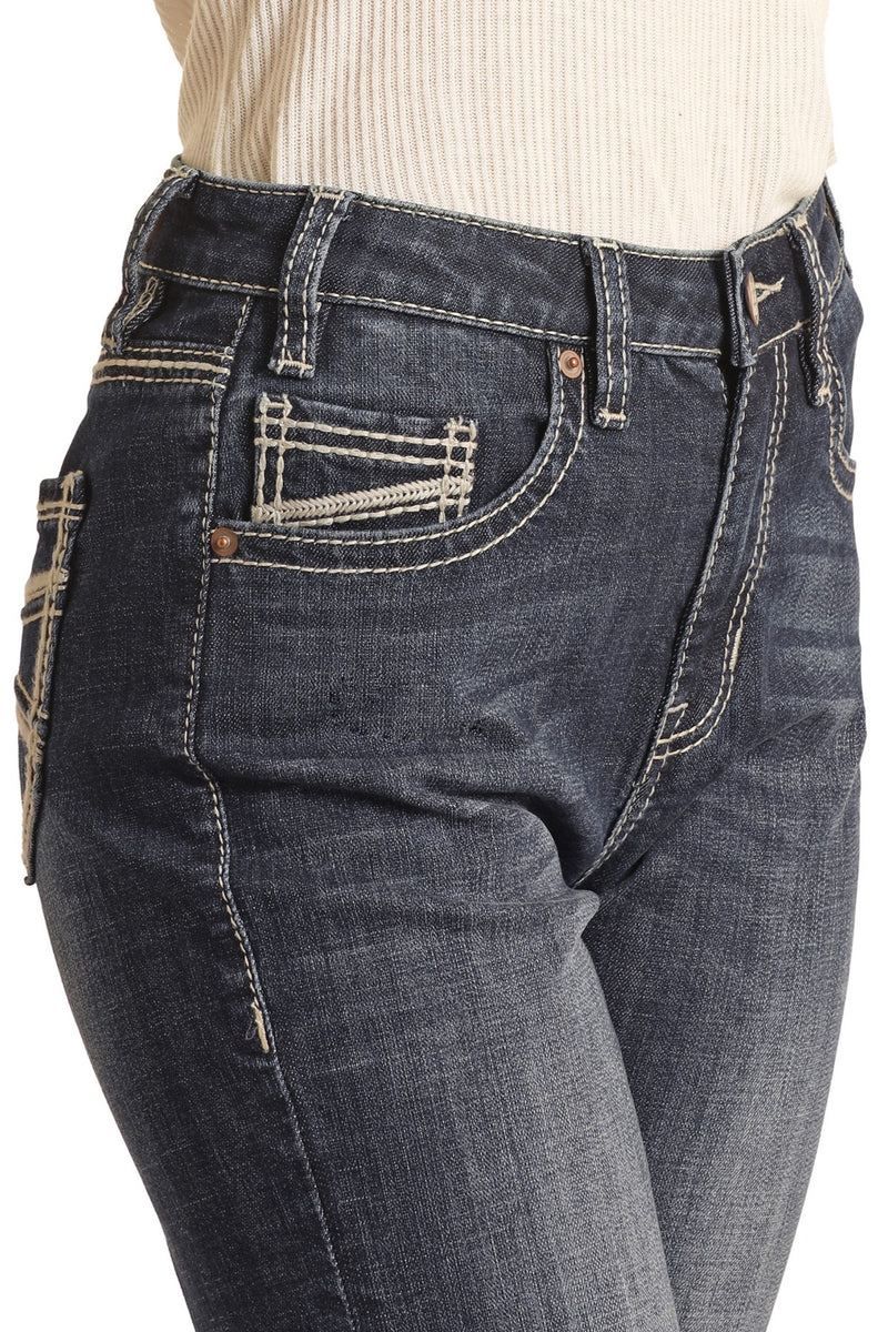 Rock & Roll High Rise Extra Stretch Bootcut Jeans