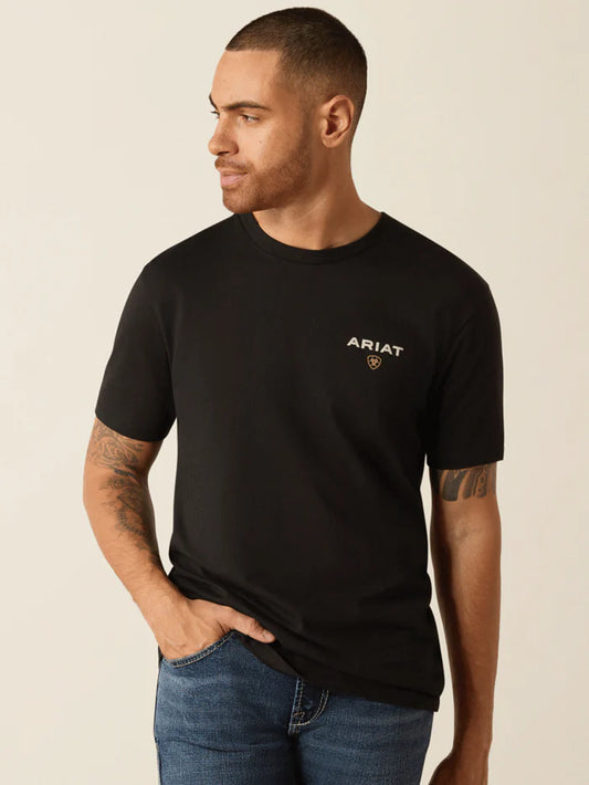 Ariat Men's American Rancher Black T-Shirt