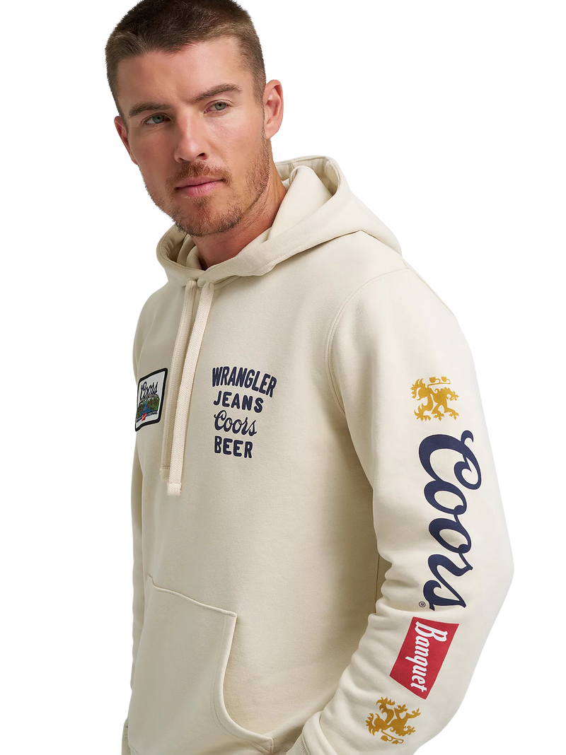 Wrangler X Antique White Coors Hoodie