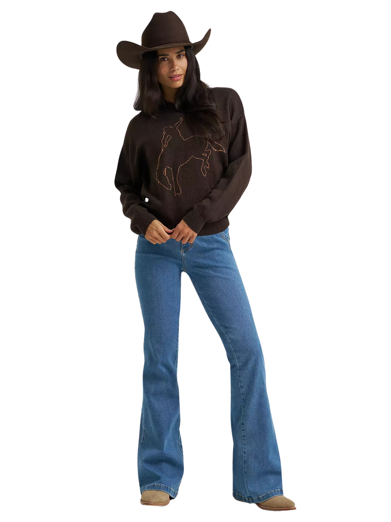 Wrangler Women's Brown Canyon Sweater