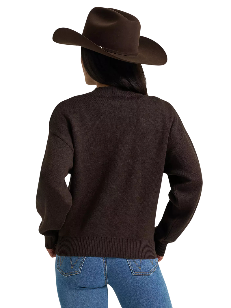 Wrangler Women's Brown Canyon Sweater