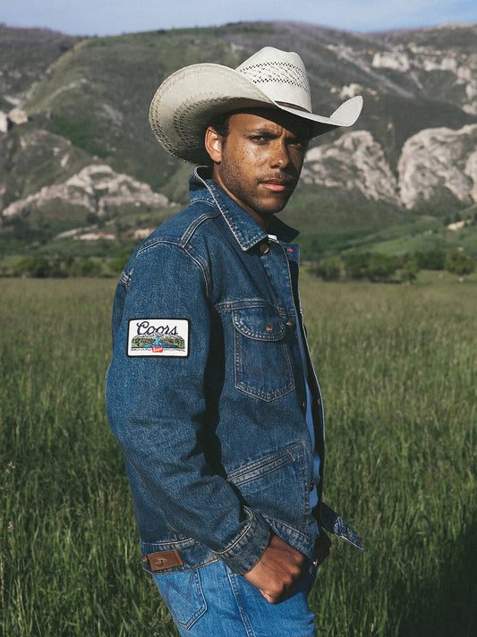 Wrangler X Coors Western Men's Denim Jacket